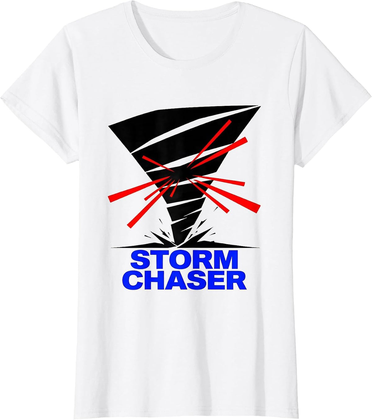 Storm Chaser Futurist Dynamism Weather Enthusiast T-Shirt - White