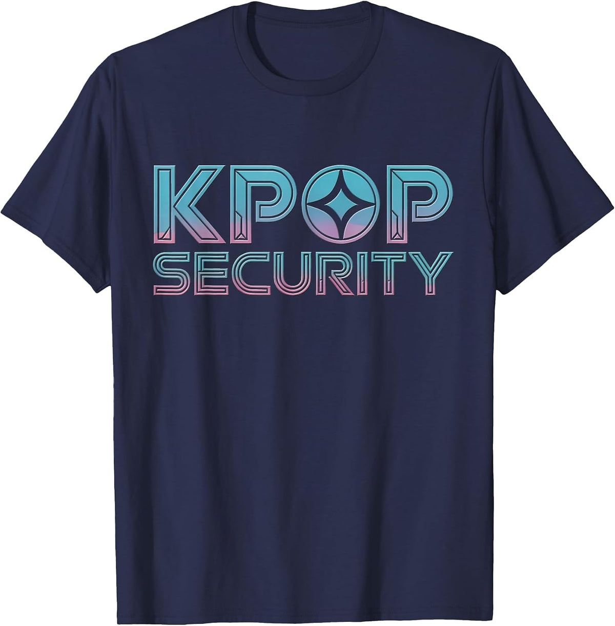 K Pop Security K-Pop Security T-Shirt - Navy Blue