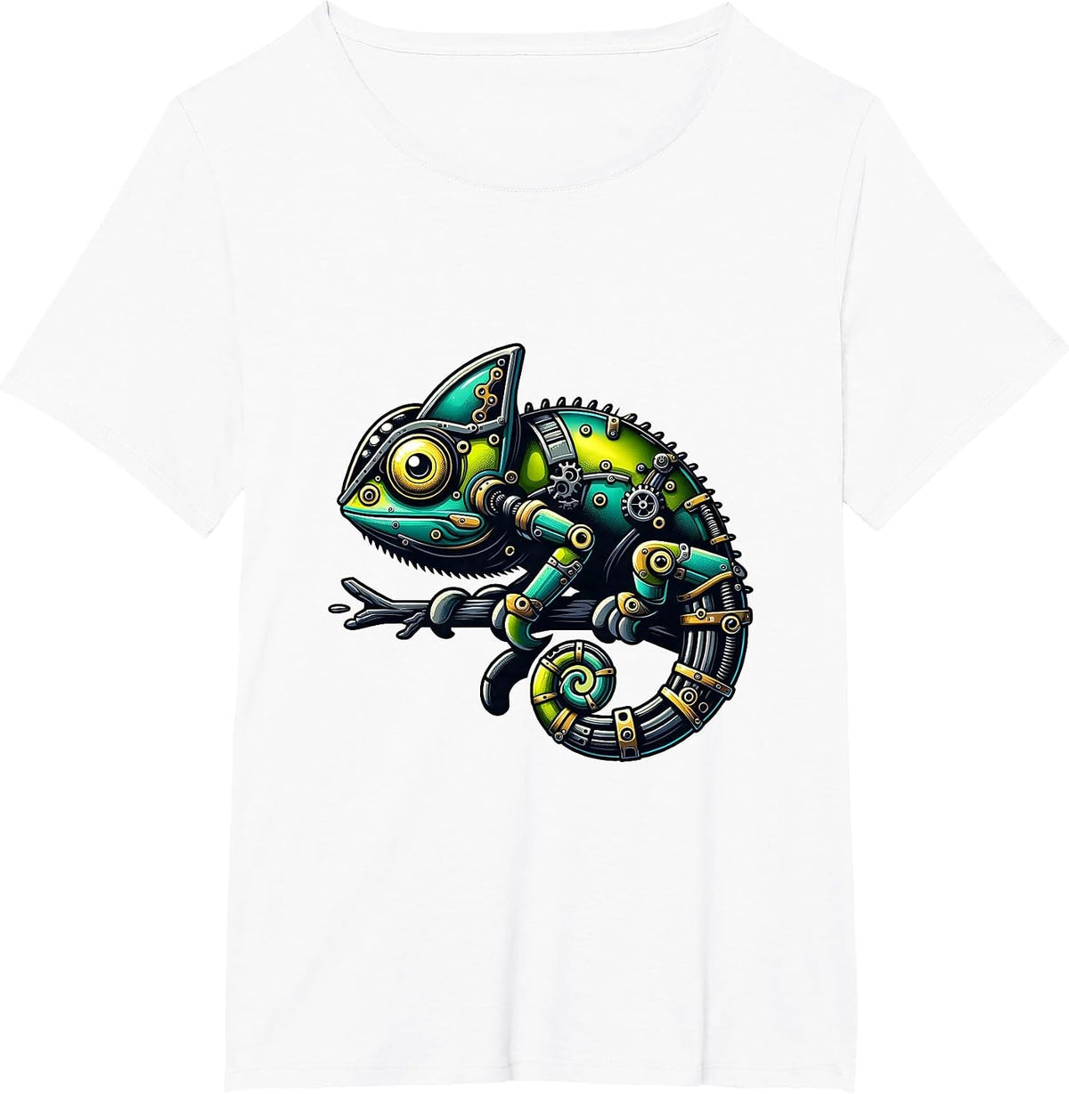 Cameleon Robots Robotics Engineering Technology Programmer T-Shirt - White