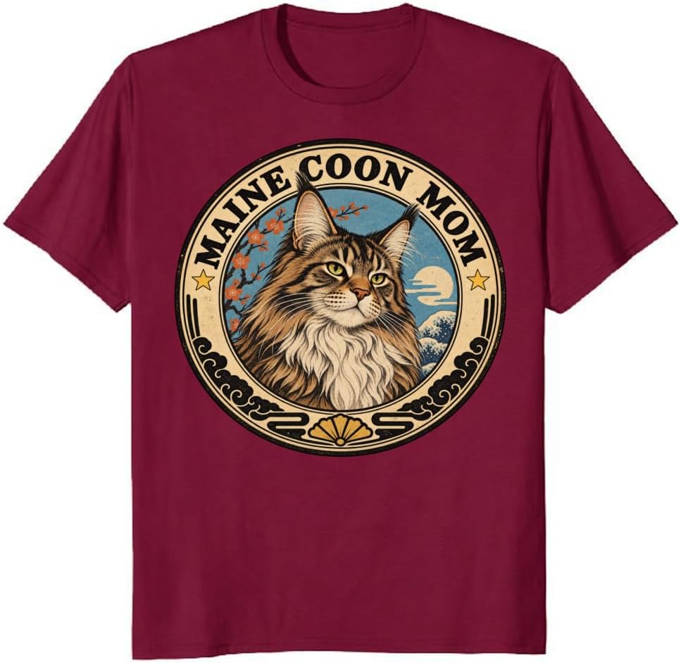 Bengal Cat Mom T-Shirt Rainbow Splatter Camp Patch Graphic Tee - S4