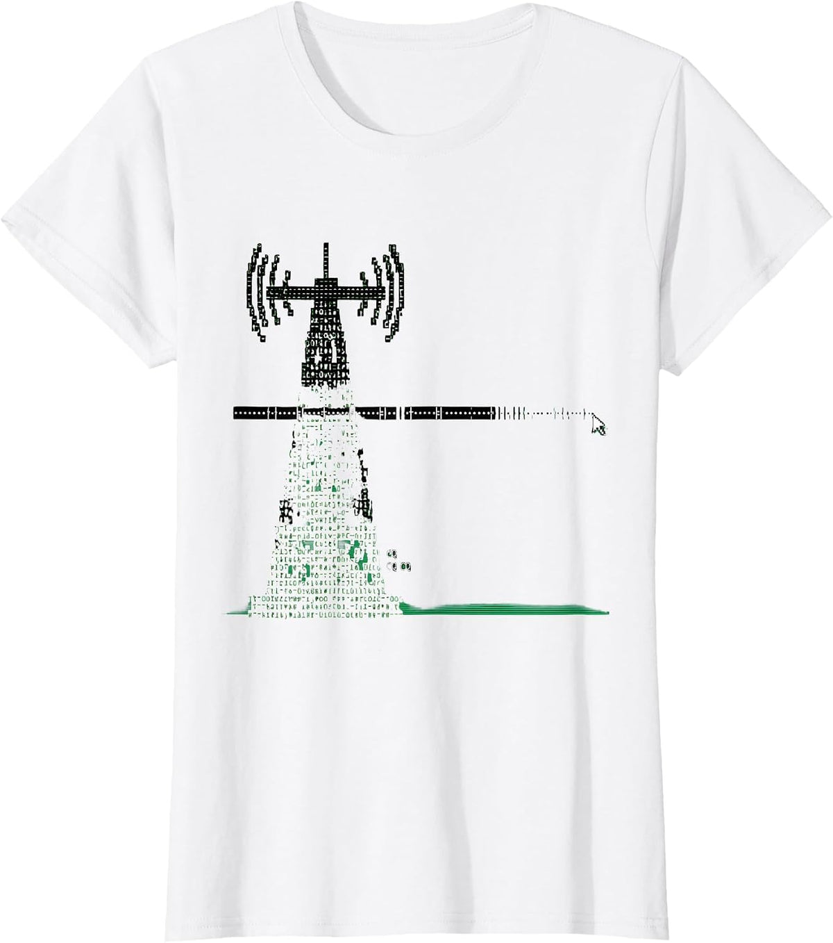 Women's CQ CQ CQ Funny Ham Radio Operator Enthusiast Humor T-Shirt - White