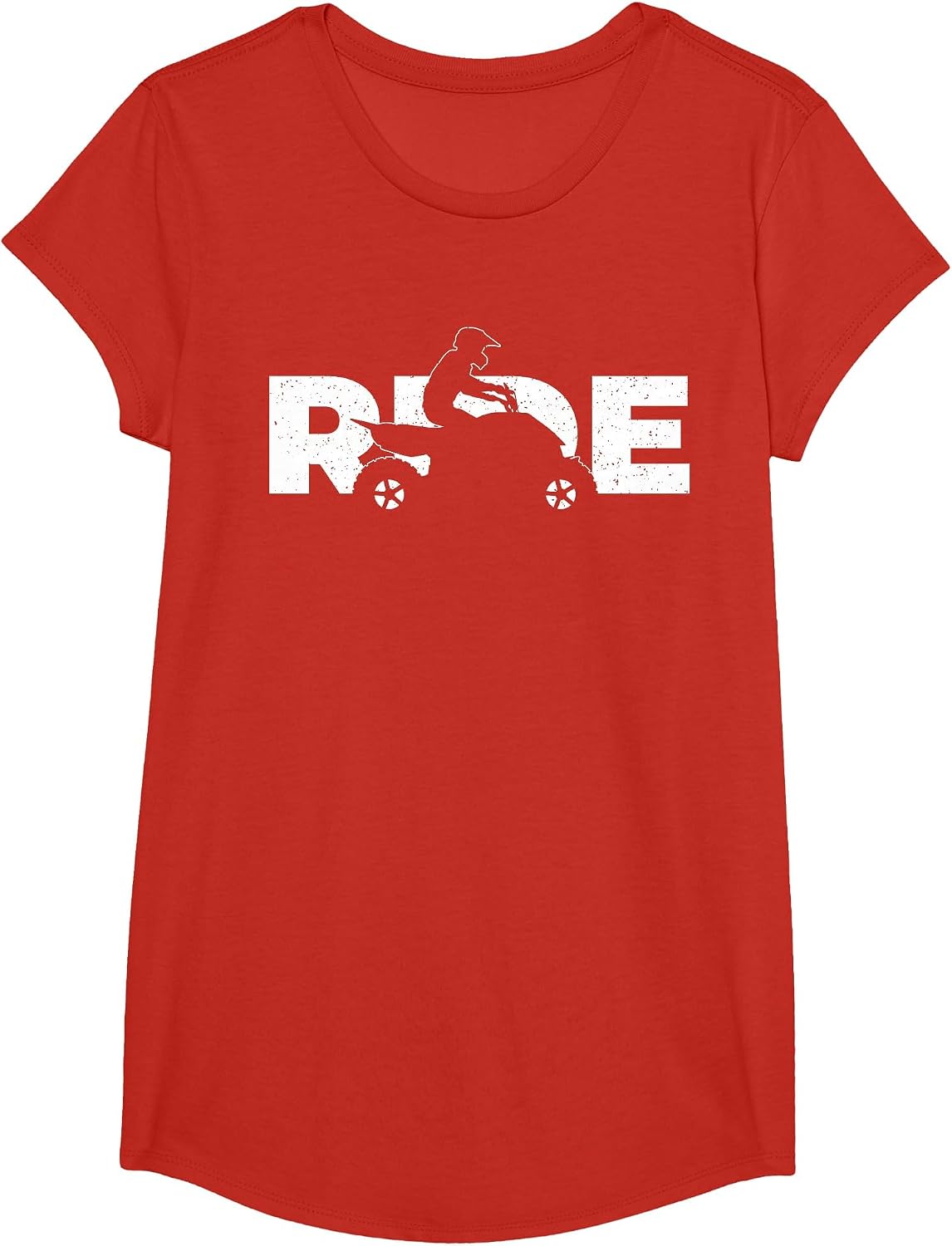 Cute ATV Design for Men Women Quad Rider 4 Wheeler ATV Lover T-Shirt - Girls Red