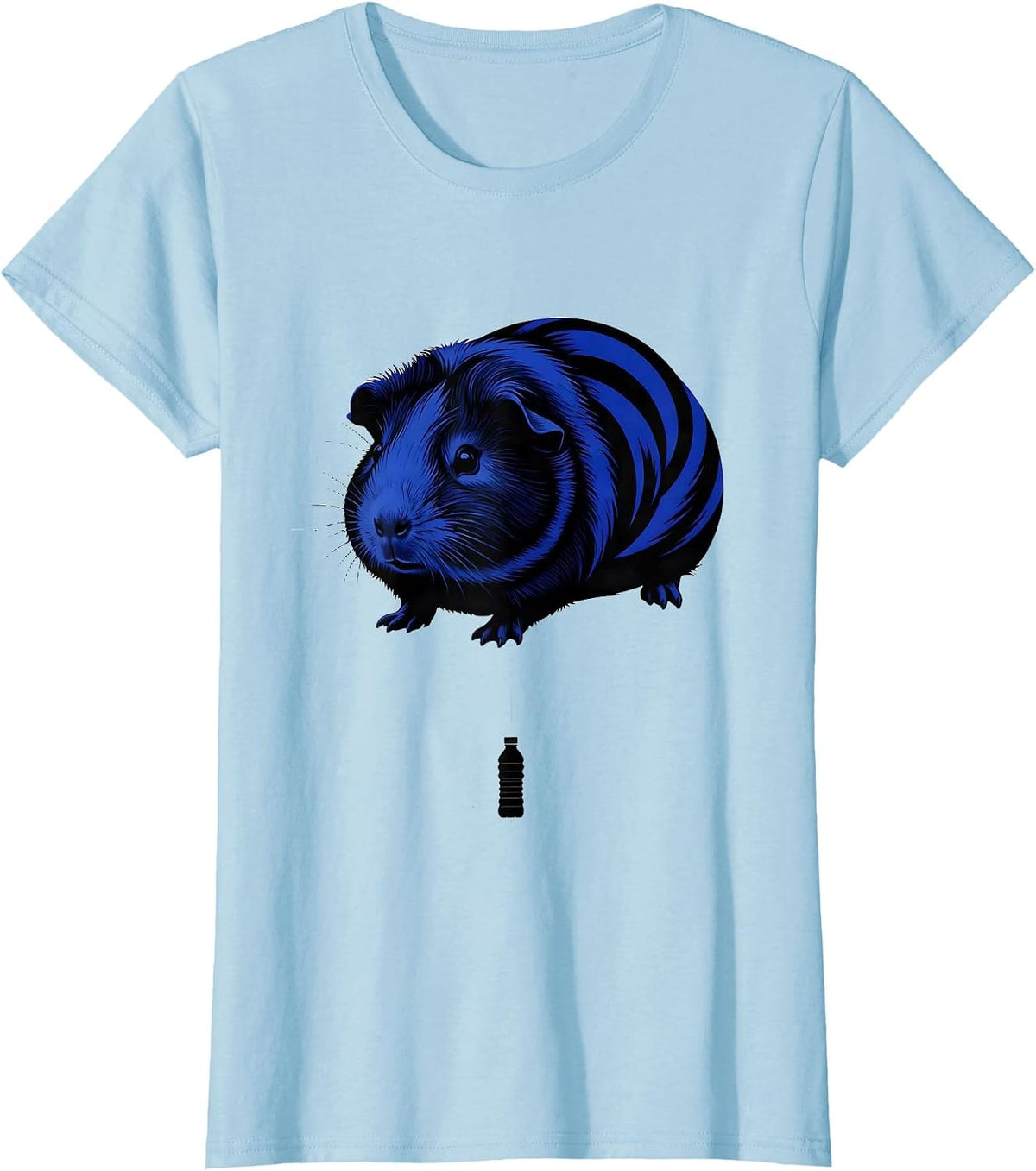 Guinea Pig Lover Everyday Humor Cute Cavy Enthusiast T-Shirt - Baby Blue