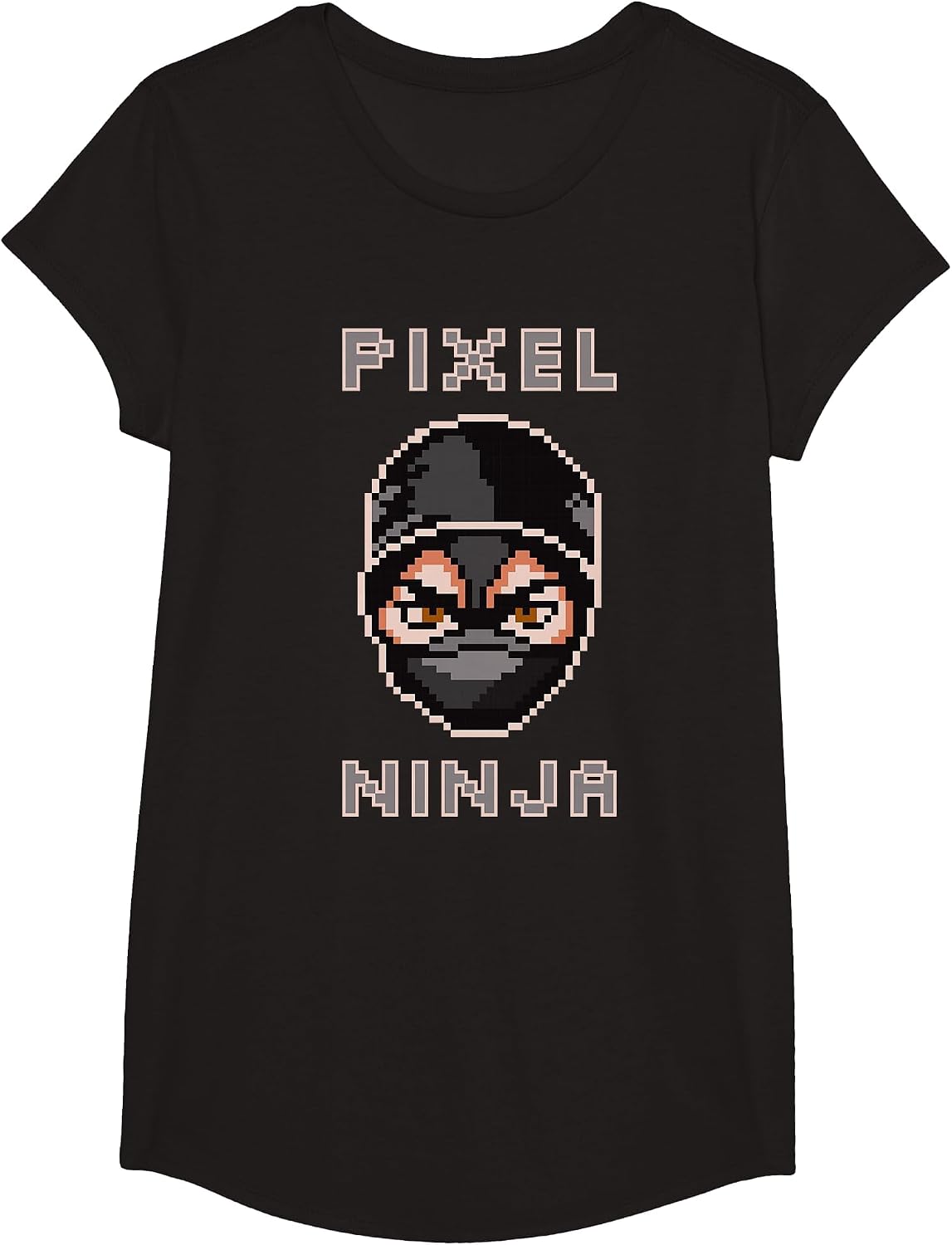 Pixel Ninja Cool Design for Professional Graphic Designers T-Shirt - Girls Black