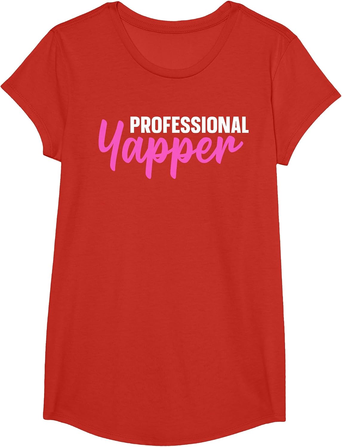 Professional Yapper T-Shirt - Girls Red