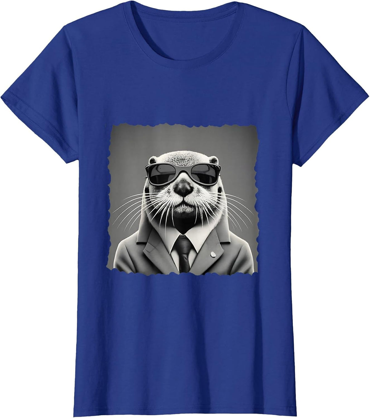 Sea Otter Lover Funny Design T-Shirt - Royal Blue