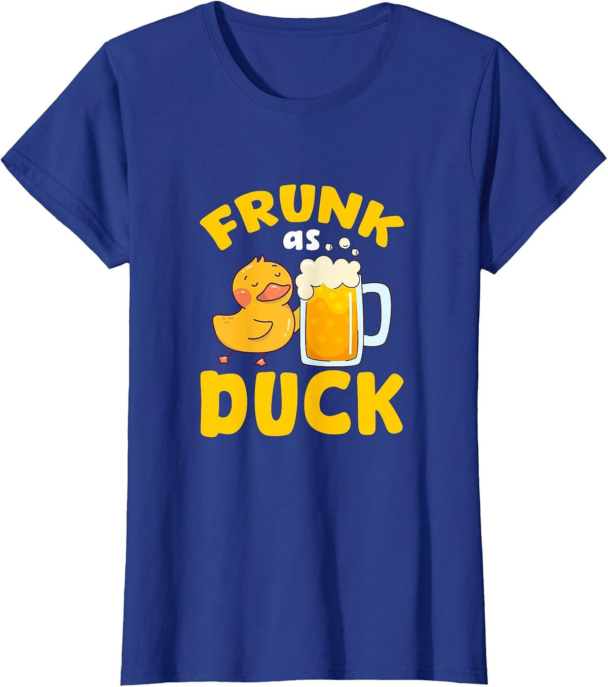 Frunk As Duck Beer Duckling Drinking Party T-Shirt - Royal Blue