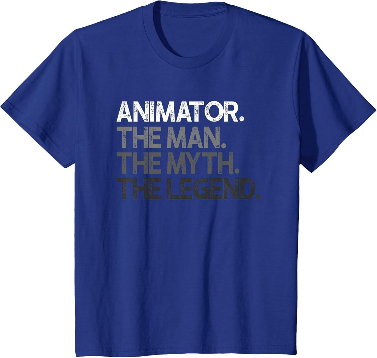 Animator The Man Myth Legend Design T-Shirt - Royal Blue