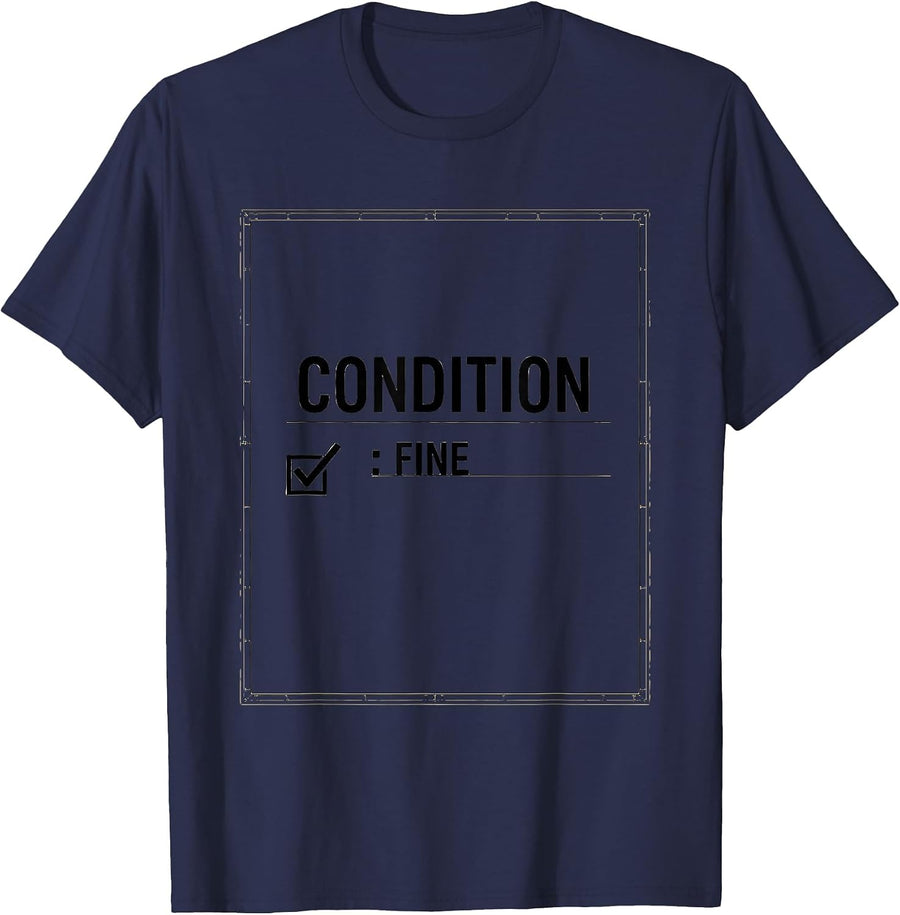 Condition: Fine Minimalist Alt Goth Y2K Grunge Streetwear T-Shirt - Navy Blue
