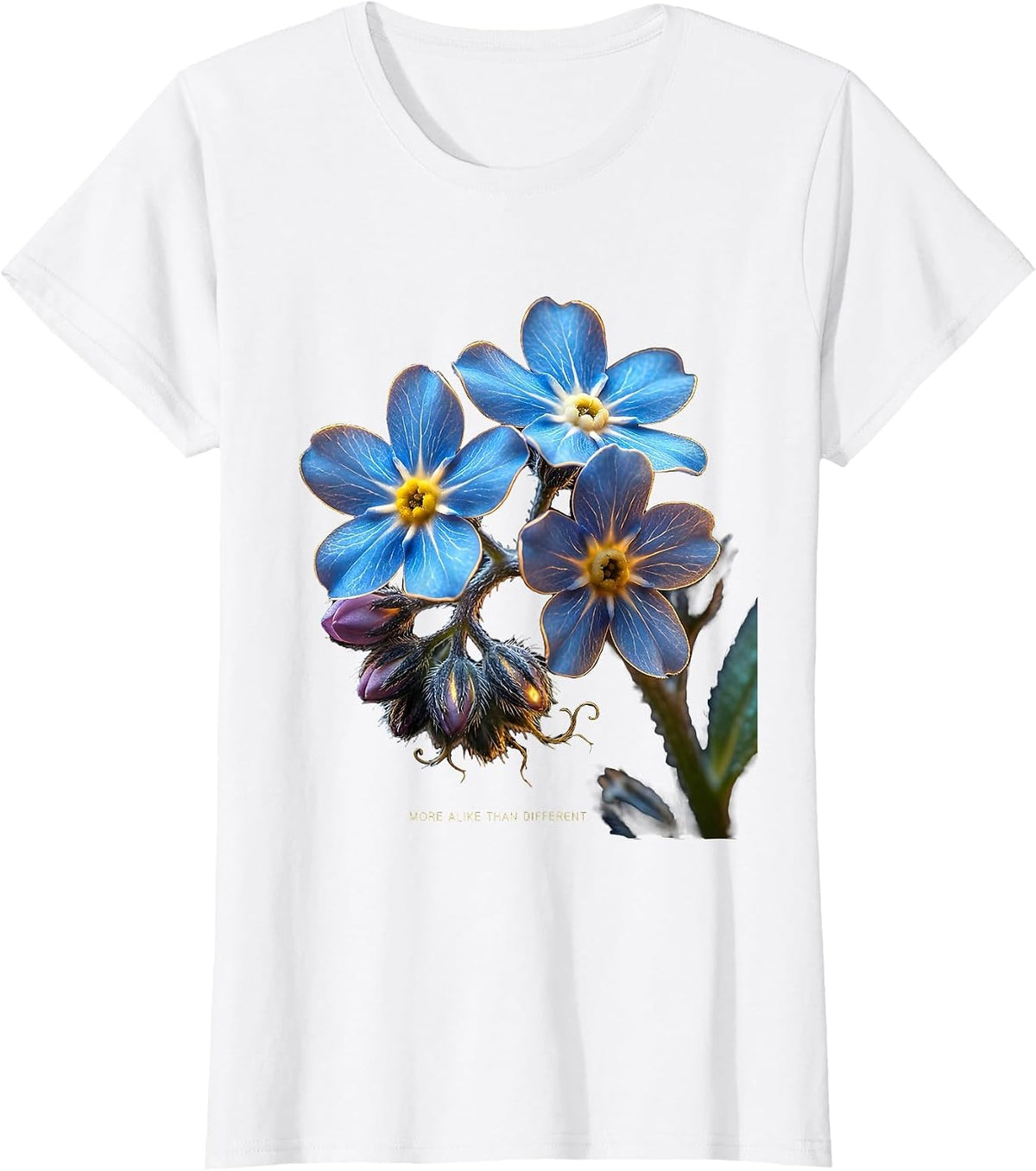 Women's More Alike Than Different Down Syndrome Awareness T-Shirt - White