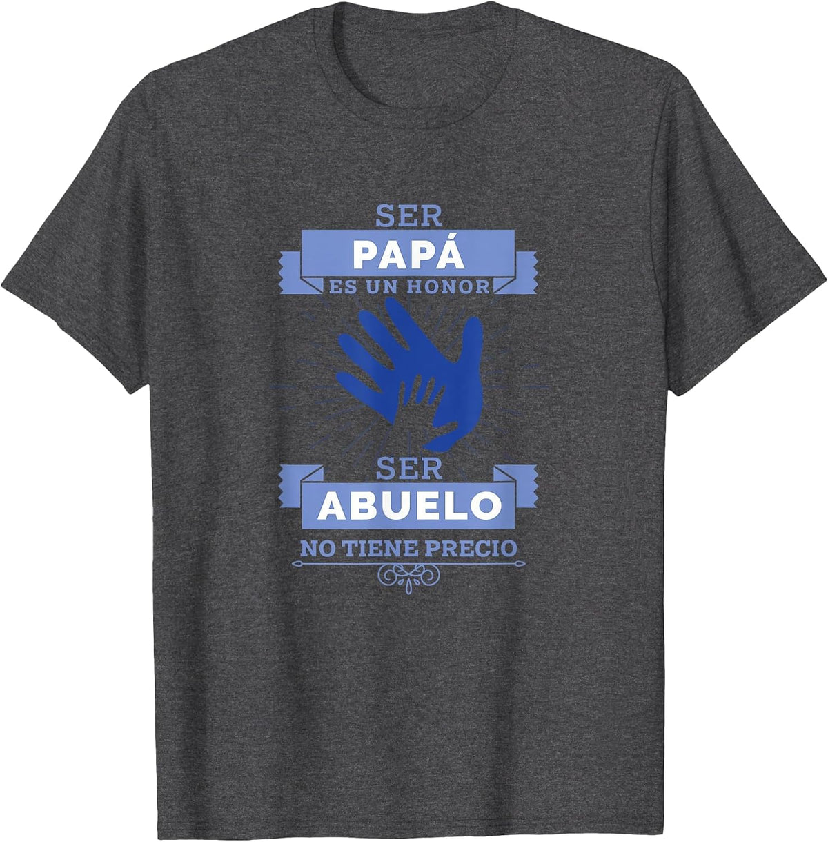 Camisa de Hombre para Padres y Abuelos este Dia del Padre T-Shirt - Dark Heather Grey