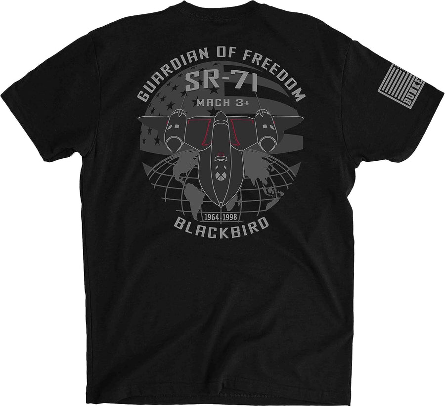 BUNKER 27 SR-71 Blackbird Shirt Officially Licensed T-Shirt - Charcoal