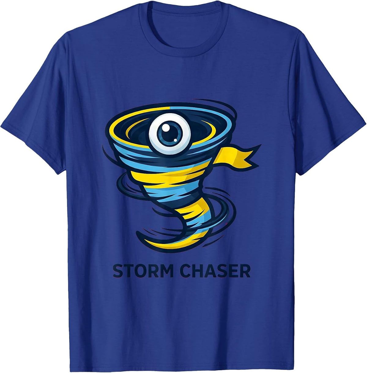 Storm Chaser Meteorologist Tornado Chaser Weather Enthusiast T-Shirt - Royal Blue