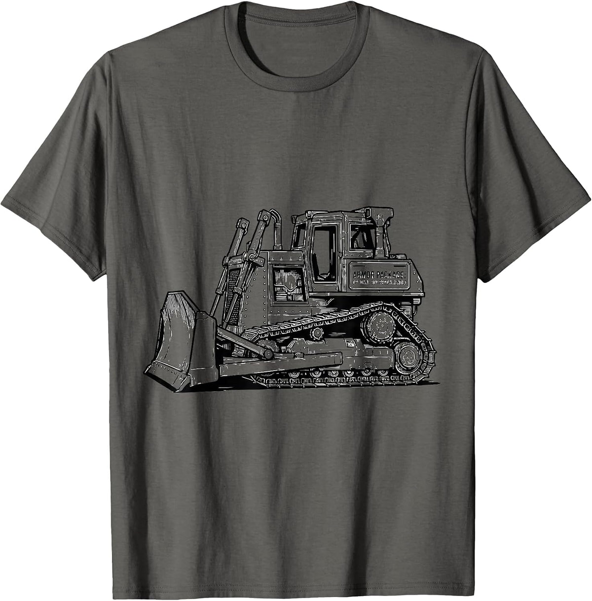 Men's Armor Package: Optional But Recommended Heavy Machinery T-Shirt - Asphalt Grey