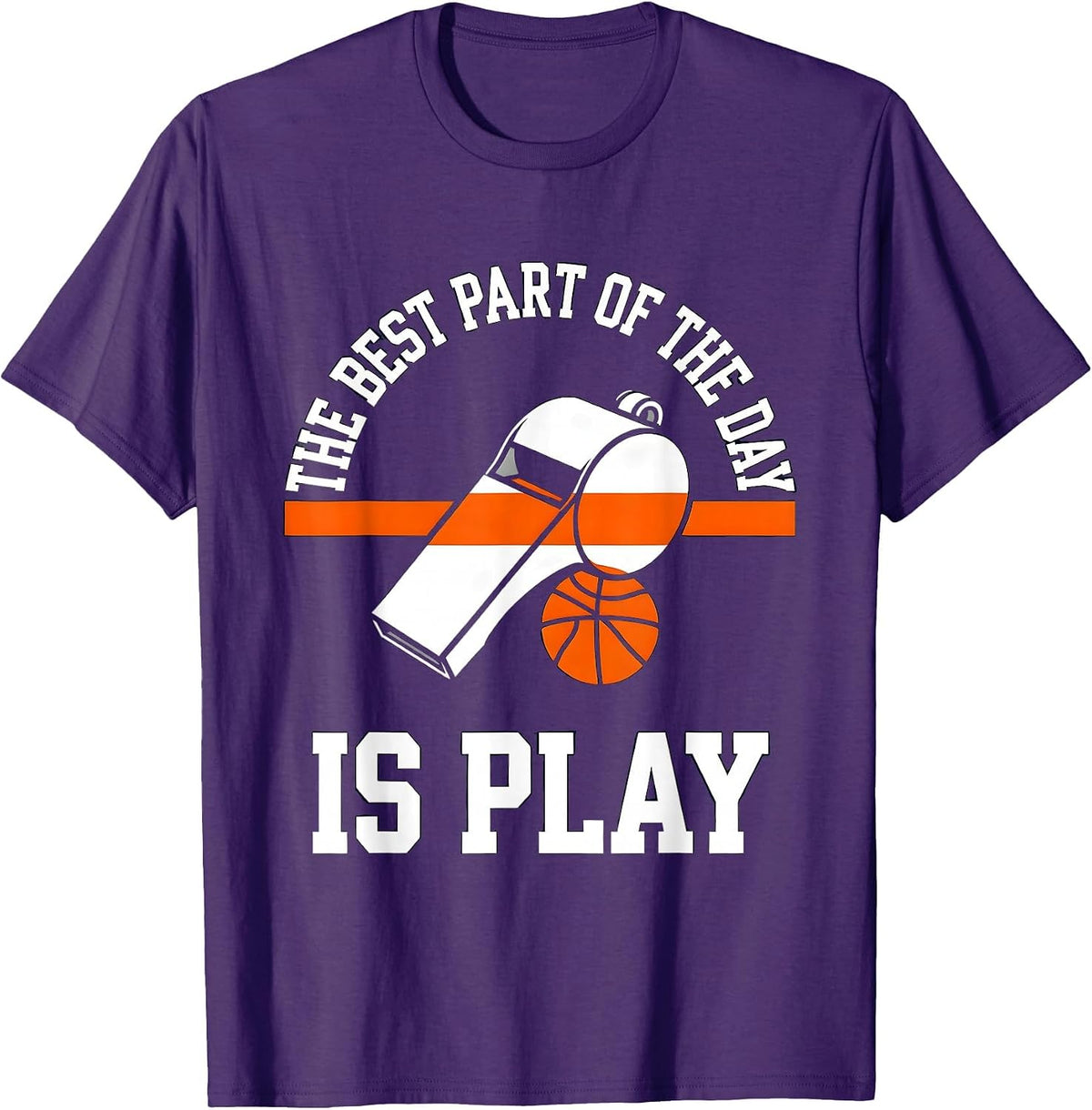 Men's The Best Part Of The Day Is Play Funny PE Teacher Sports T-Shirt - Purple