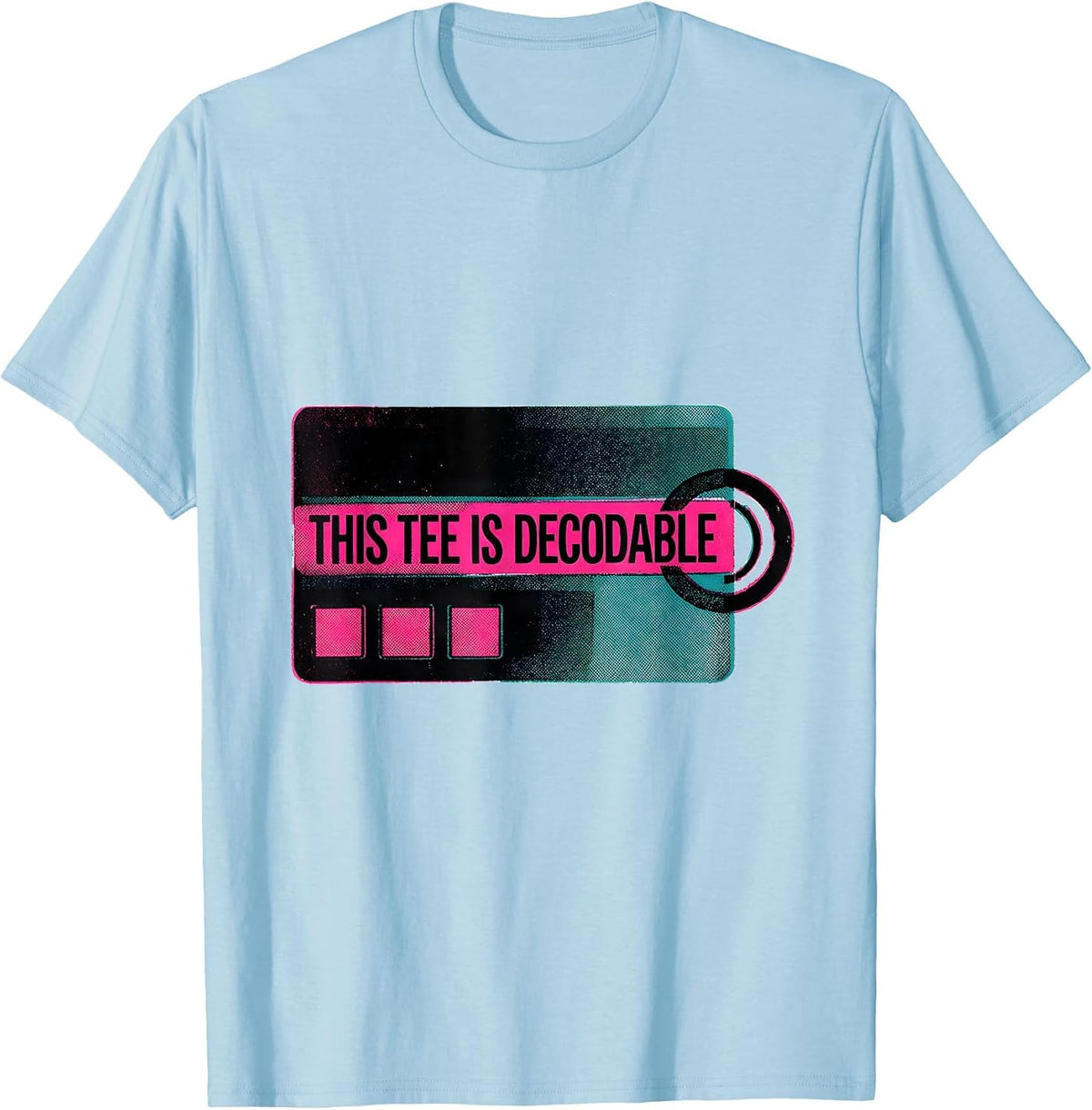 Men's This Tee Is Decodable Structured Literacy Reading Teacher T-Shirt - Baby Blue