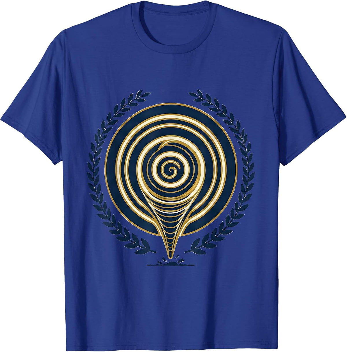 Sealed Tornado Radar Emblem Storm Chaser Meteorology Humor T-Shirt - Royal Blue