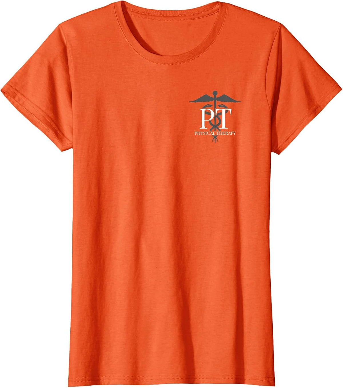 Physical Therapy - PT - Front/Back - Physical Therapist T-Shirt - Orange