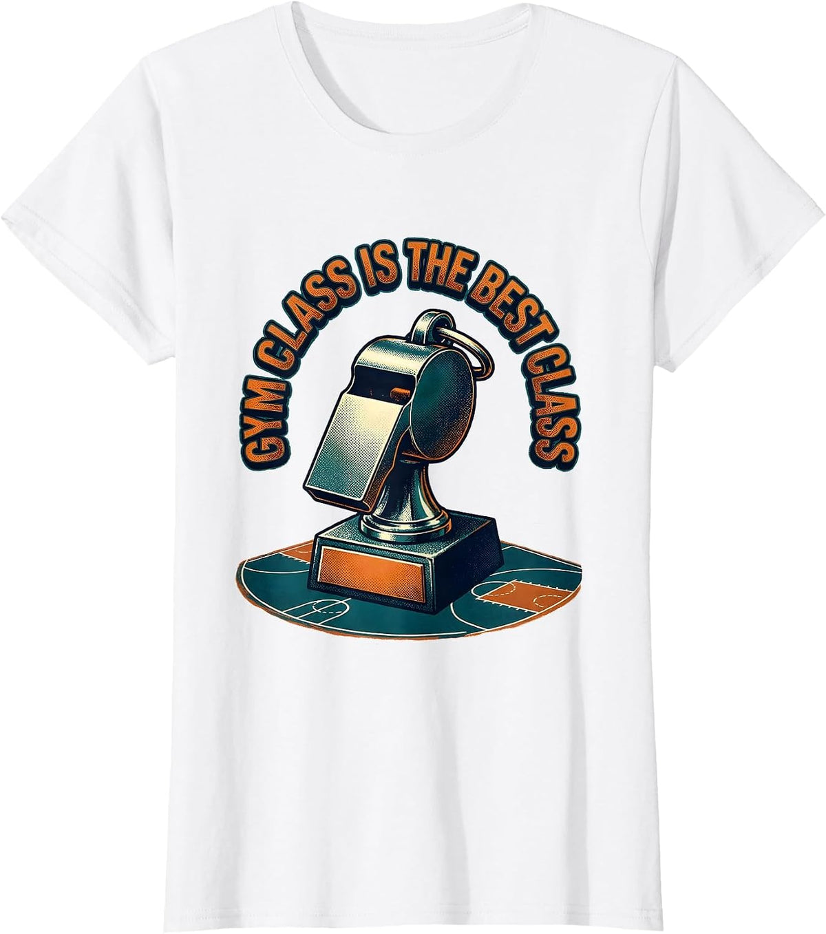 Women's Gym Class Is The Best Class Funny PE Teacher Back To School T-Shirt - White