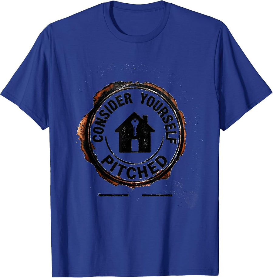 Consider Yourself Pitched Funny Realtor Medicare Agent T-Shirt - Royal Blue