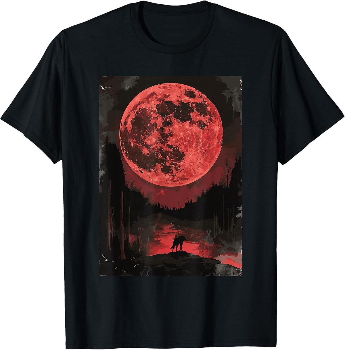 The Blood Moon T-Shirt - Black