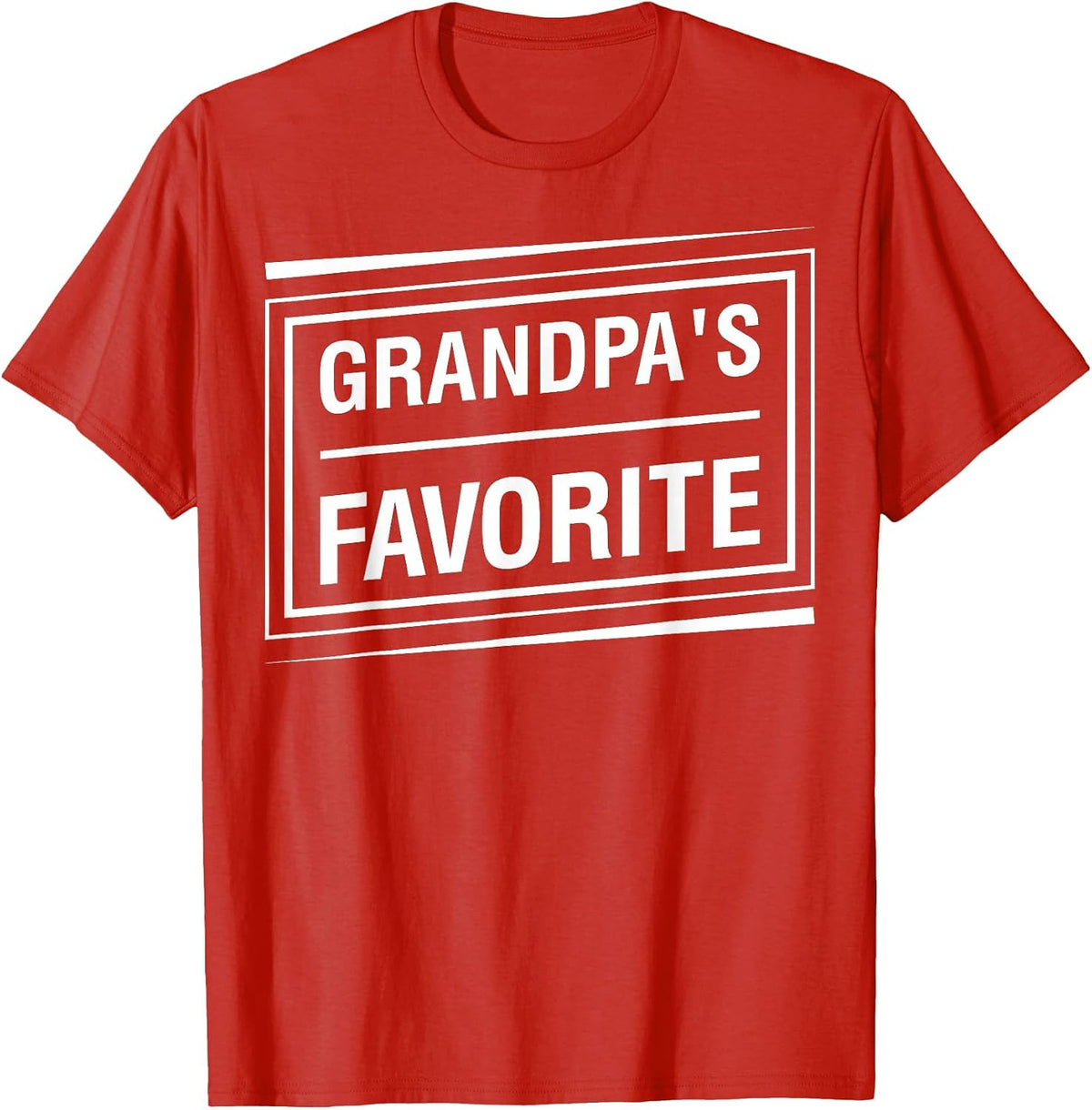 Grandpa's Favorite T-Shirt - Red