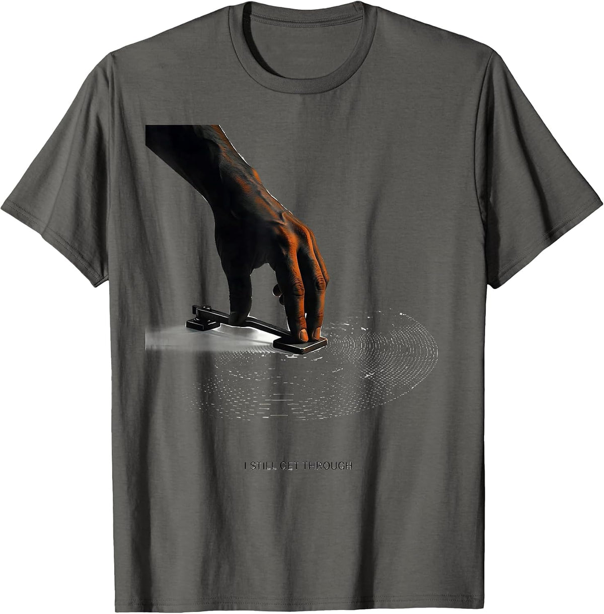 I Still Get Through Funny Ham Radio Operator Hobby Humor T-Shirt - Asphalt Grey