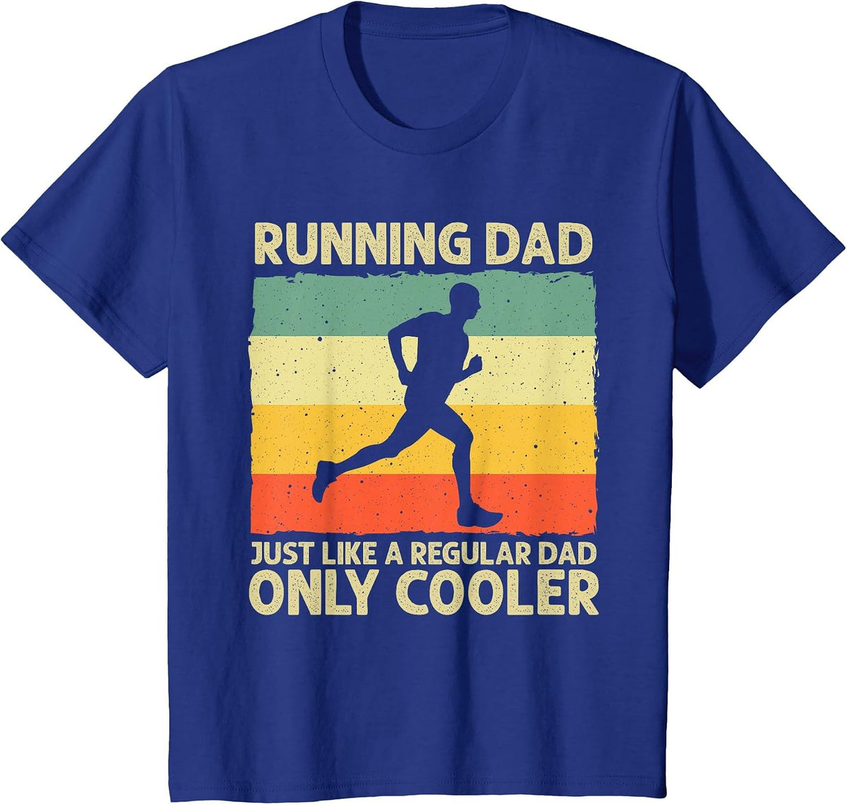 Funny Running for Men Dad Marathon Runner Coach Marathoner T-Shirt - Royal Blue