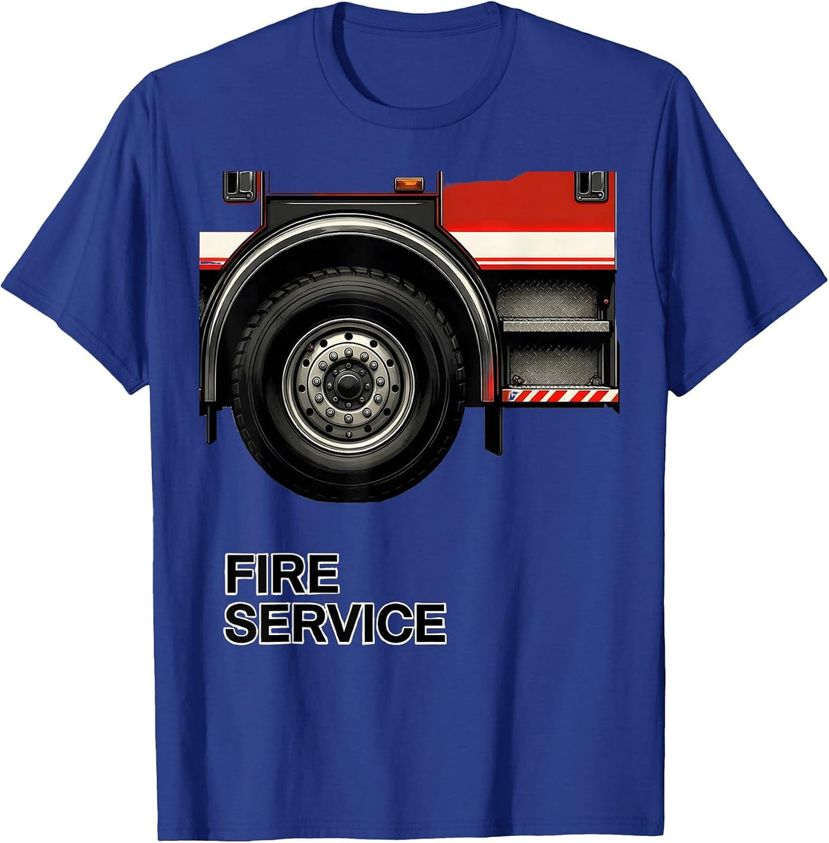 Men's Fire Service Swiss International Firefighter Humor Pride T-Shirt - Royal Blue
