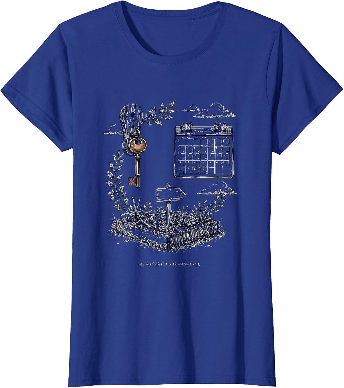 Women's My Weekends Are Showings Funny Realtor Real Estate Agent T-Shirt - Royal Blue