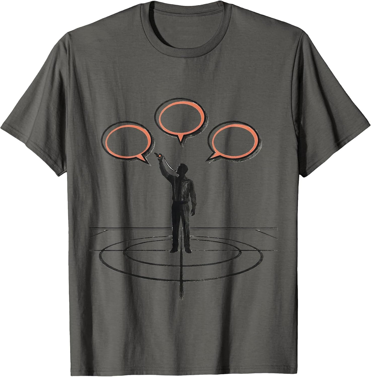 PE Teacher Gym Whistle Back To School Staff T-Shirt - Asphalt Grey