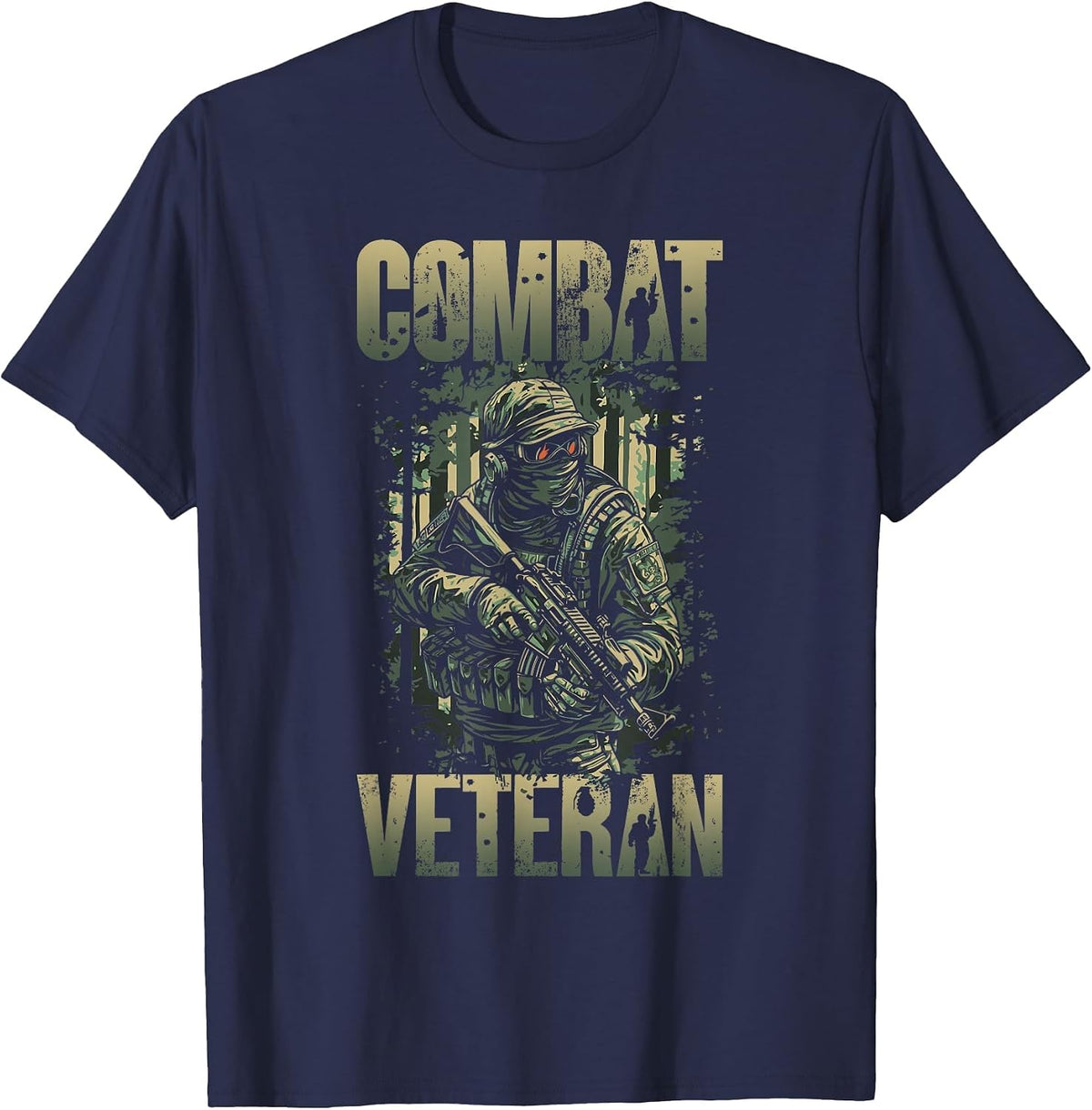 War Veteran Deployment Day of Veterans War Veteran T-Shirt - Navy Blue
