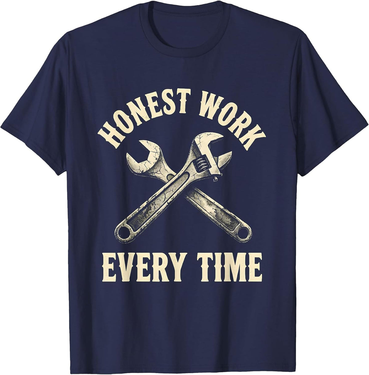 Men's Valley Forge Automotive Honest Work Every Time T-Shirt - Navy Blue