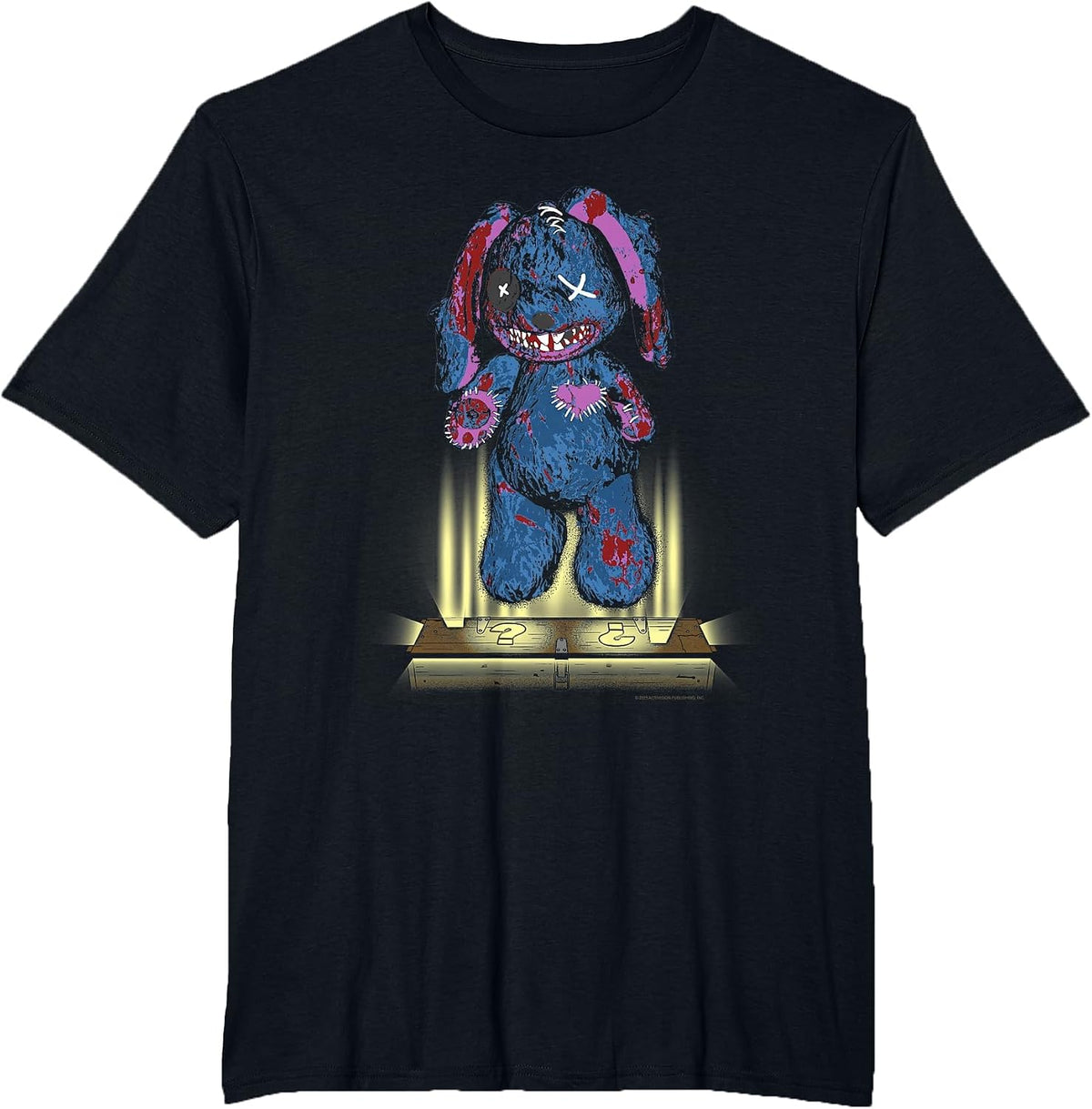 Call of Duty Mister Peeks Mystery Box Bunny Video Game T-Shirt - Black