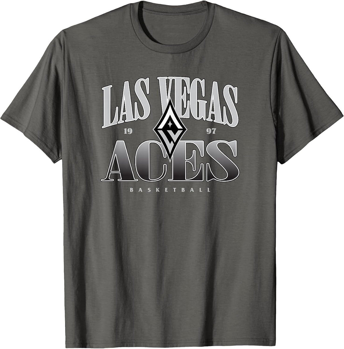 WNBA Las Vegas Aces Courtside T-Shirt - Asphalt Grey