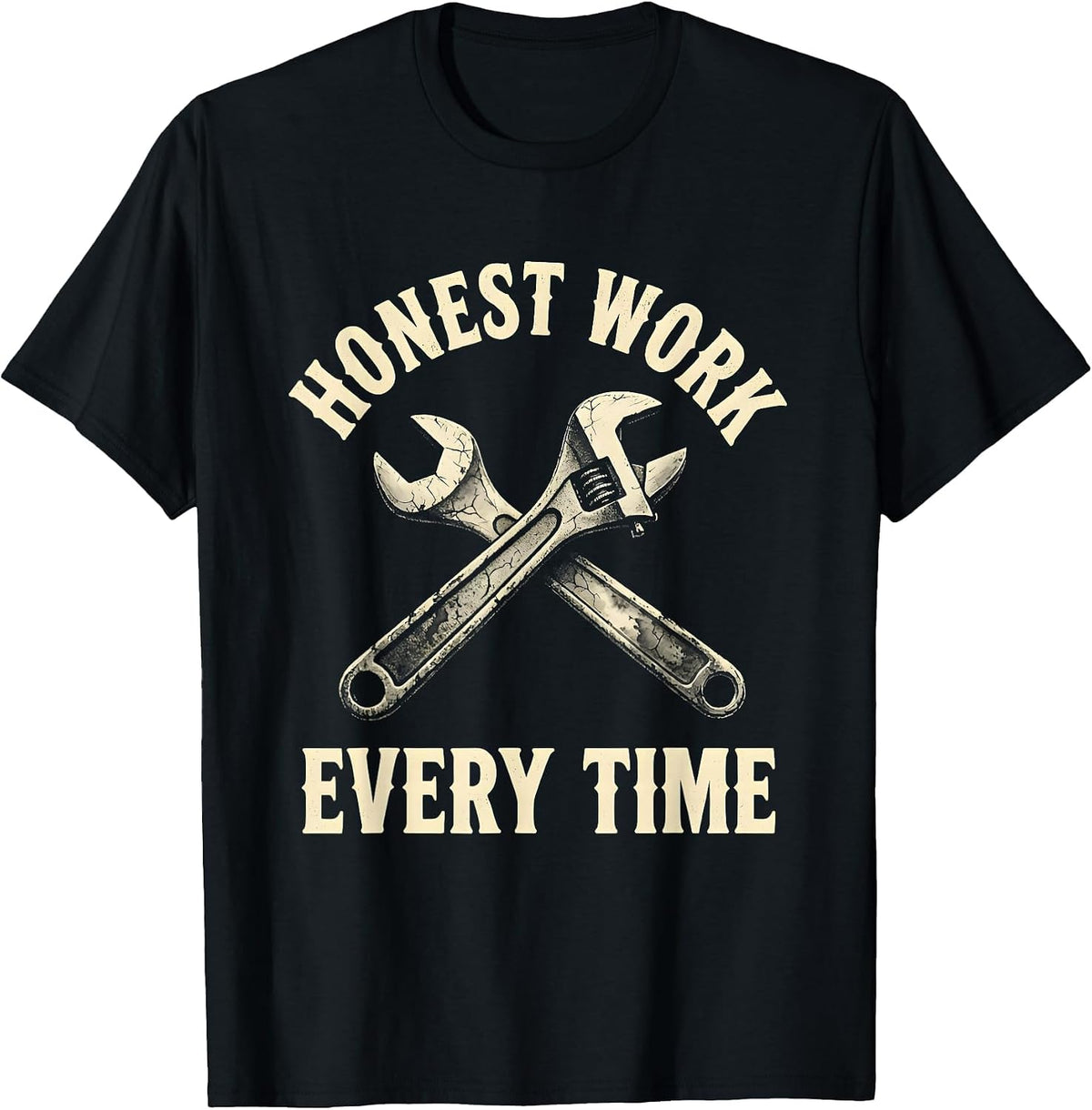 Men's Valley Forge Automotive Honest Work Every Time T-Shirt - Black
