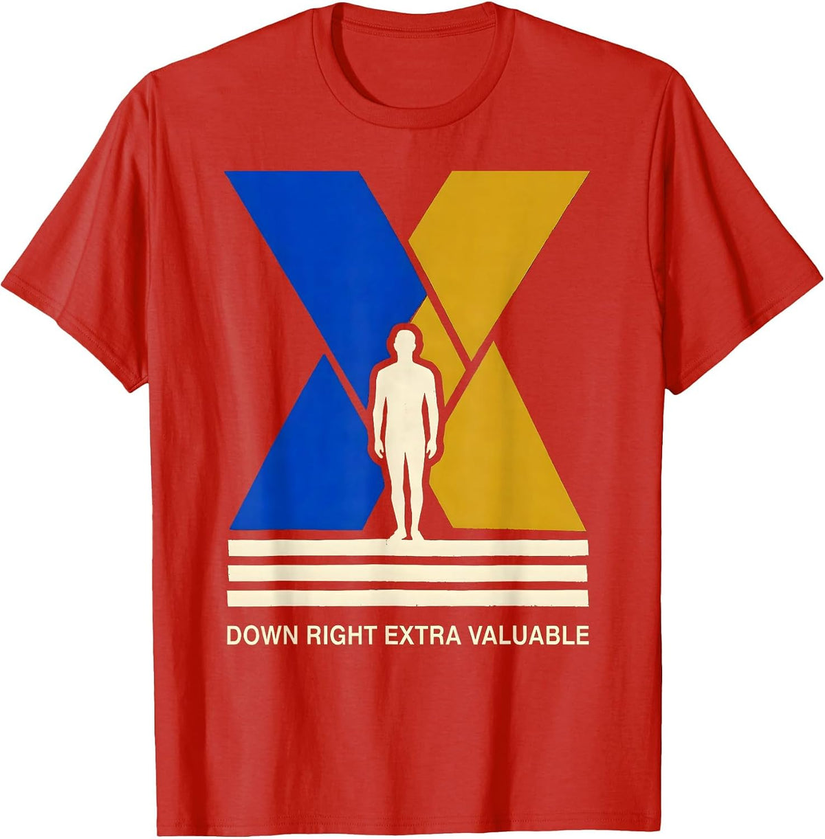 Down Right Extra Valuable Heartfelt Down Syndrome Awareness T-Shirt - Red