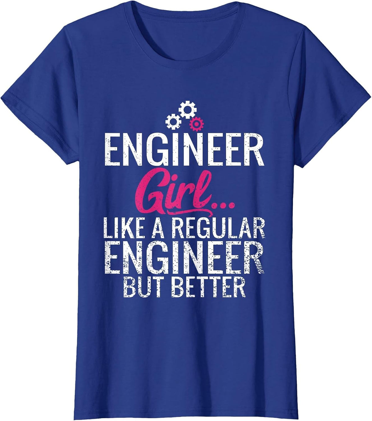 Funny Vintage Mechanical Engineering Student But Better T-Shirt - Royal Blue