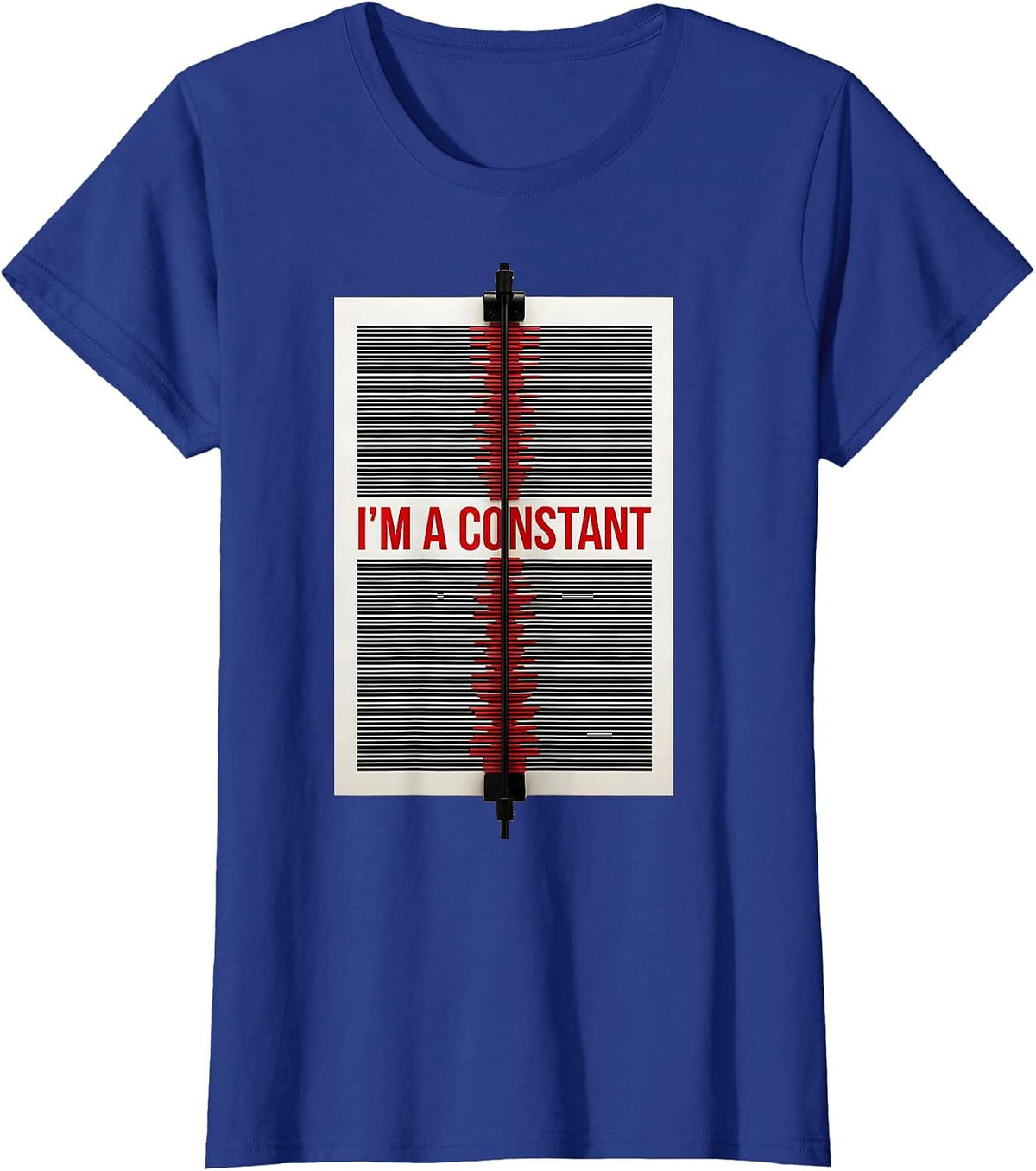 Women's I'm A Constant Funny Math Teacher Equation Gift T-Shirt - Royal Blue