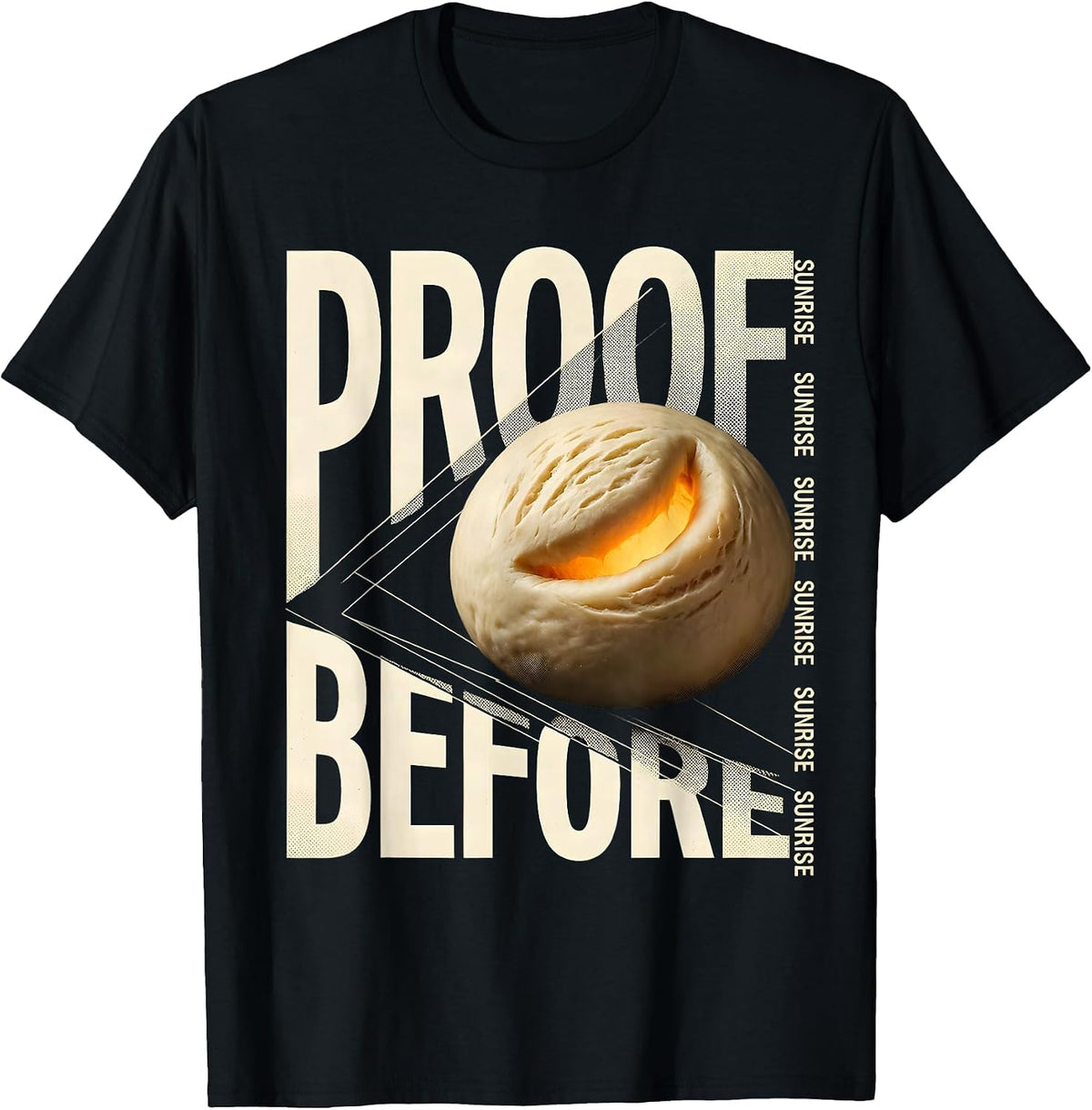 Men's Proof Before Sunrise Funny EMT Paramedic First Responder T-Shirt - Black