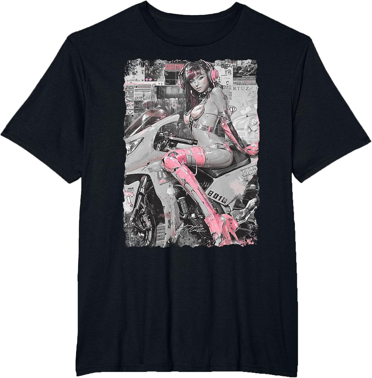 Supersport Bike Superbike Racing Motorbike Racing Motorcycle T-Shirt - Black