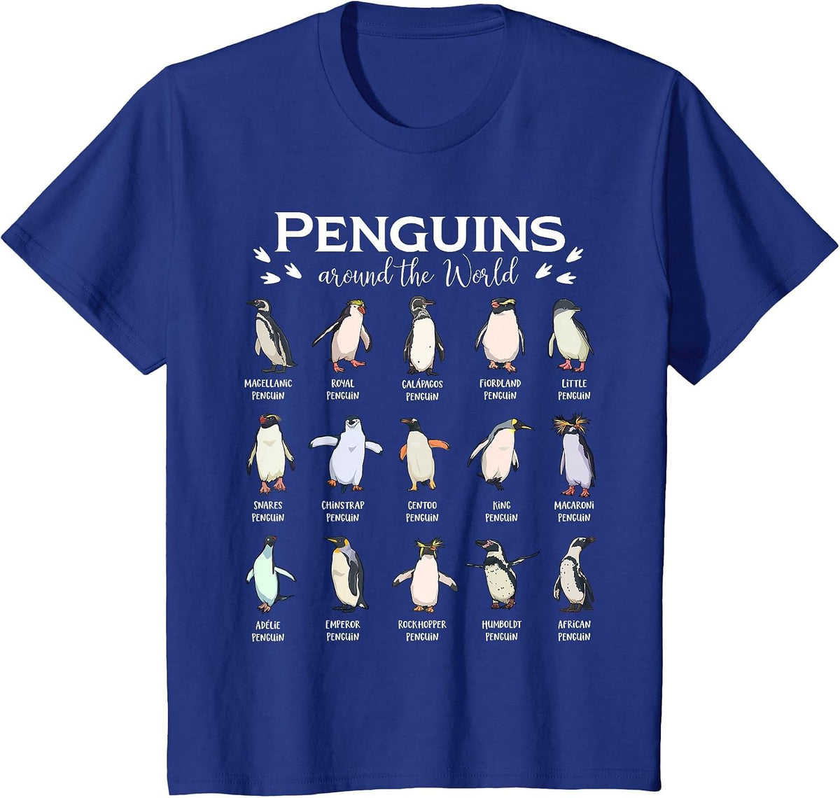 Penguin - Penguins Around the World T-Shirt - Royal Blue