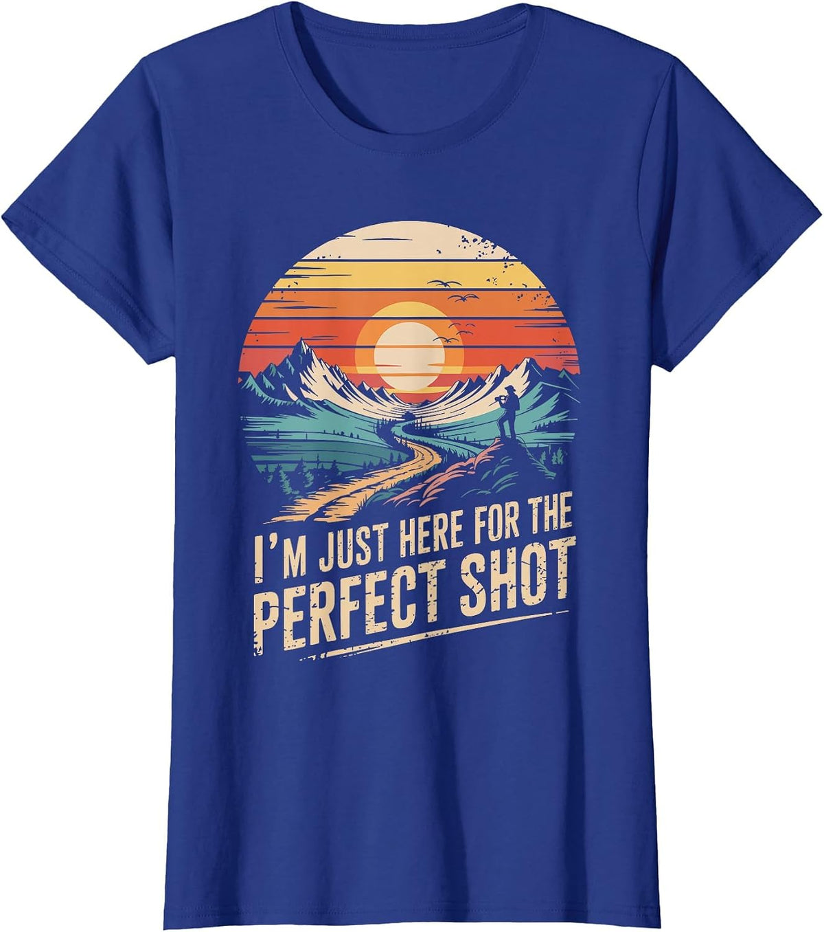 Photography Camera Humor for Photographer Photographing Lens T-Shirt - Royal Blue