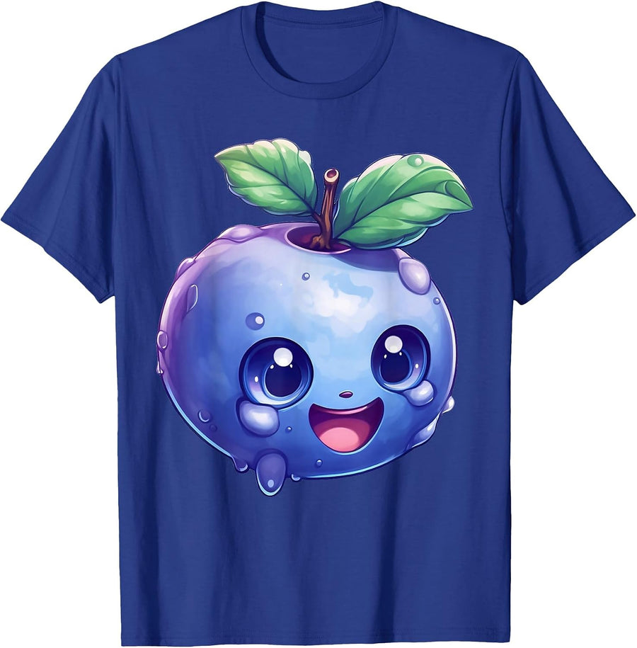 Funny Fruit Blueberry Costume T-Shirt - Royal Blue
