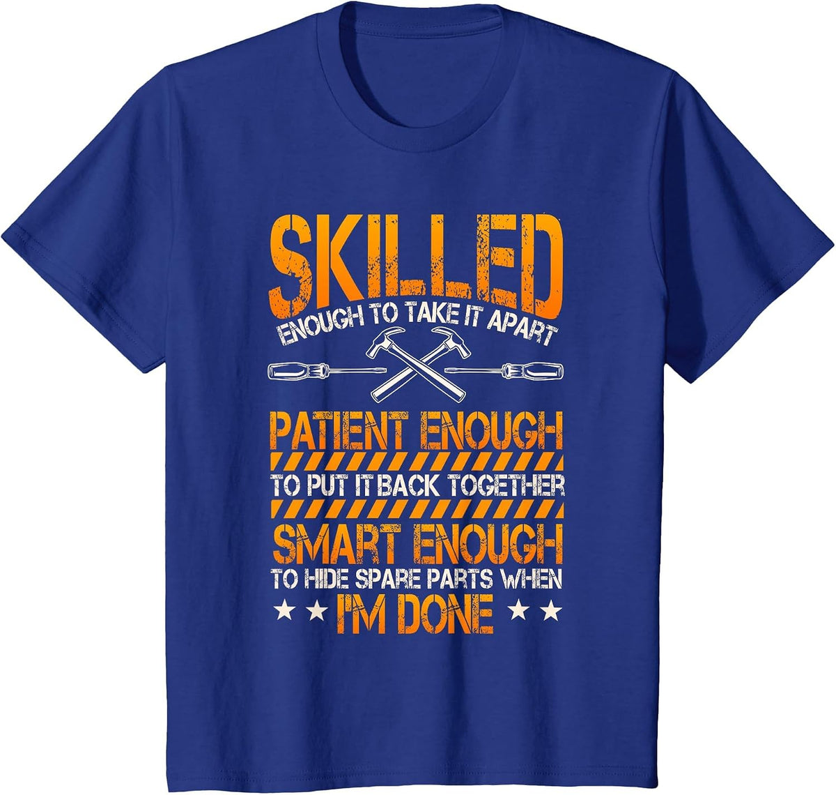 Craftsman Repair Man Craftsman Builder DIY Fixer T-Shirt - Royal Blue