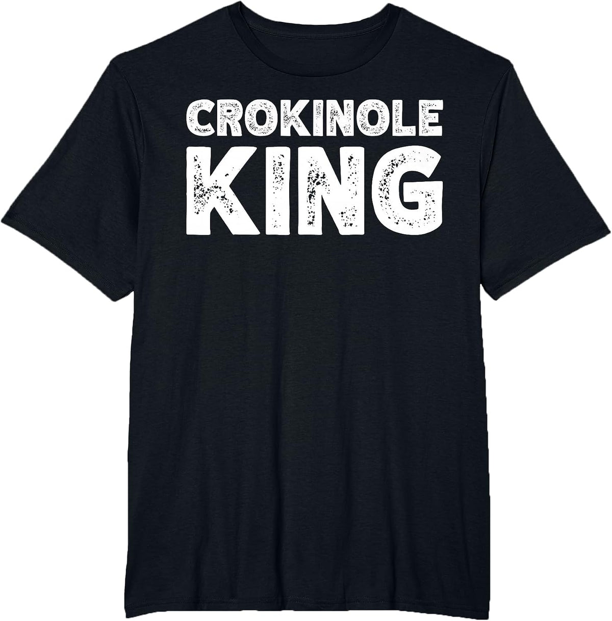 Crokinole Board Game T-Shirt - Black