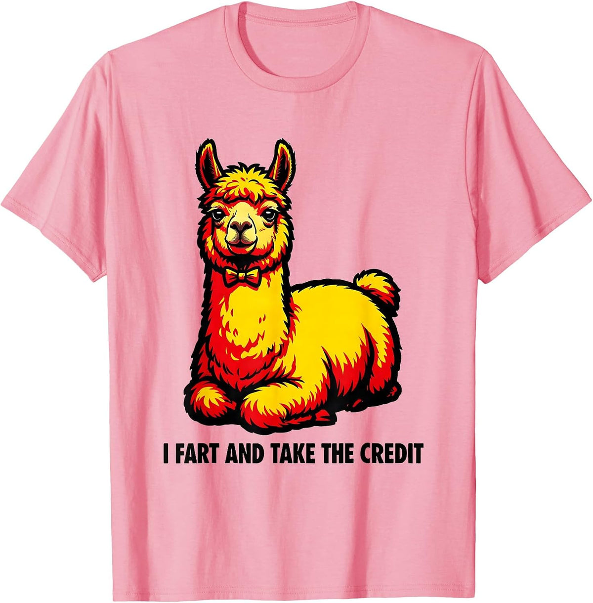Men's I Fart And Take The Credit Funny Pop Art Sarcastic Humor T-Shirt - Pink