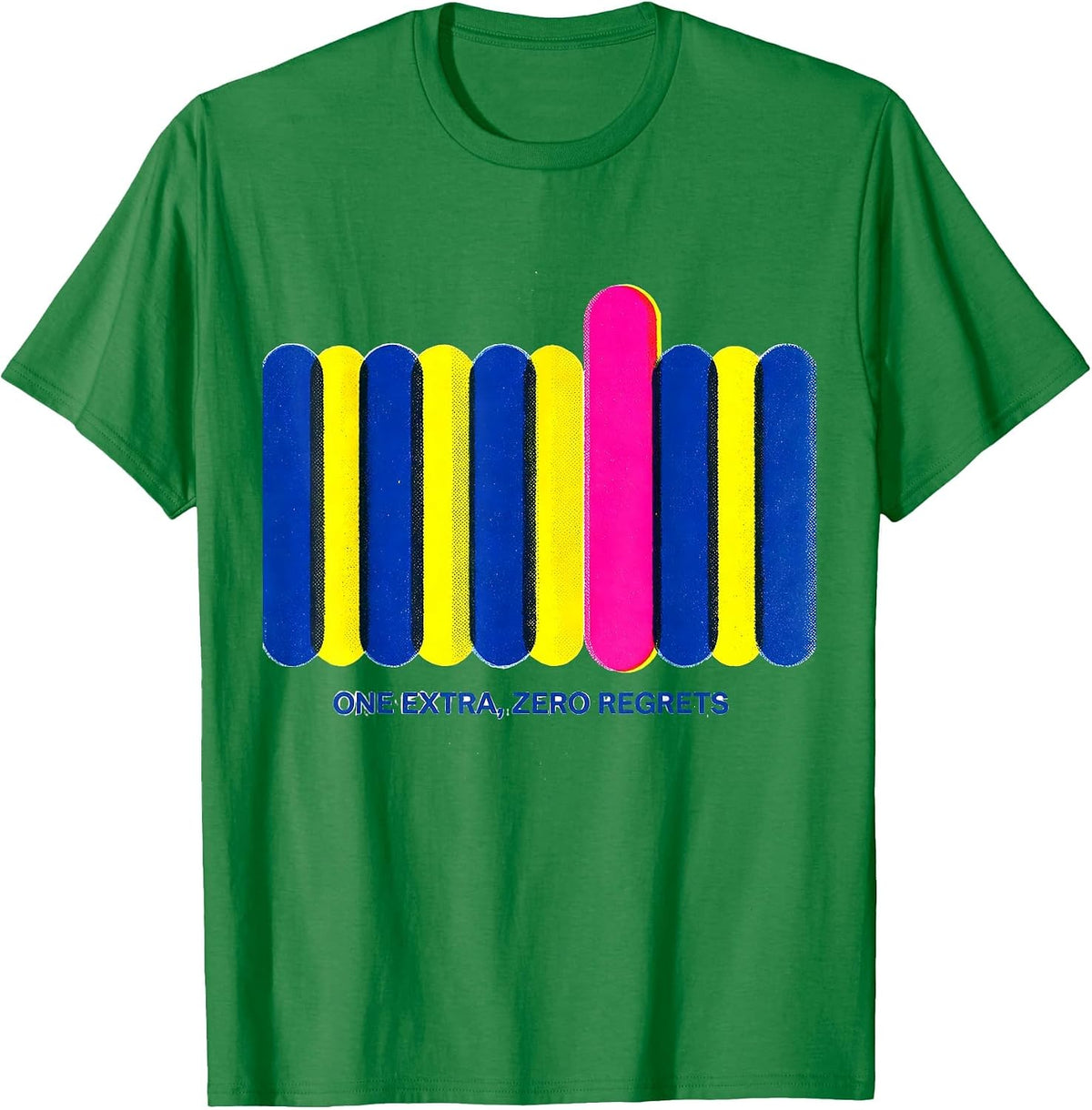 Men's One Extra Zero Regrets Down Syndrome Awareness Family Pride T-Shirt - Kelly Green