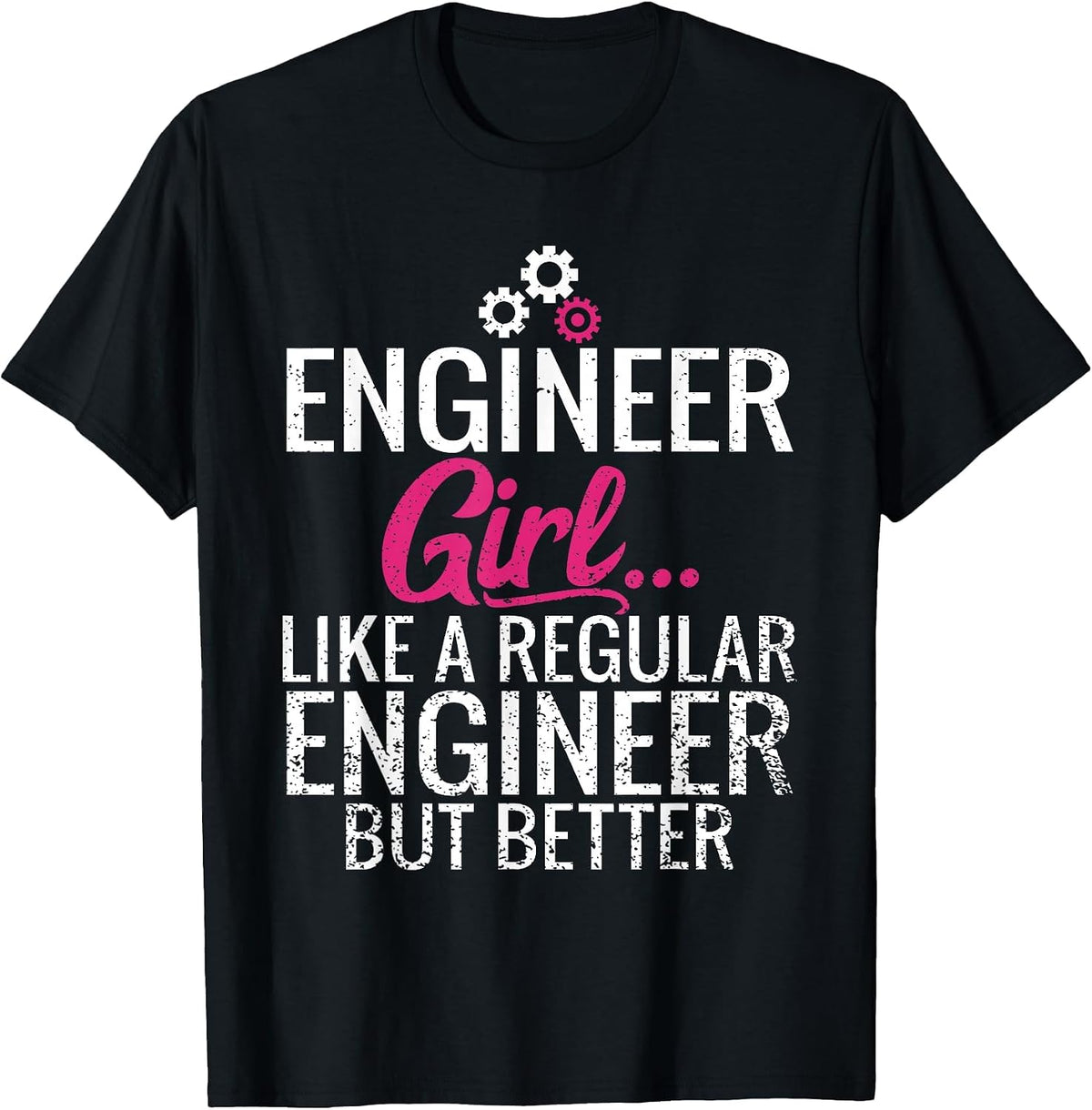 Funny Vintage Mechanical Engineering Student But Better T-Shirt - Black