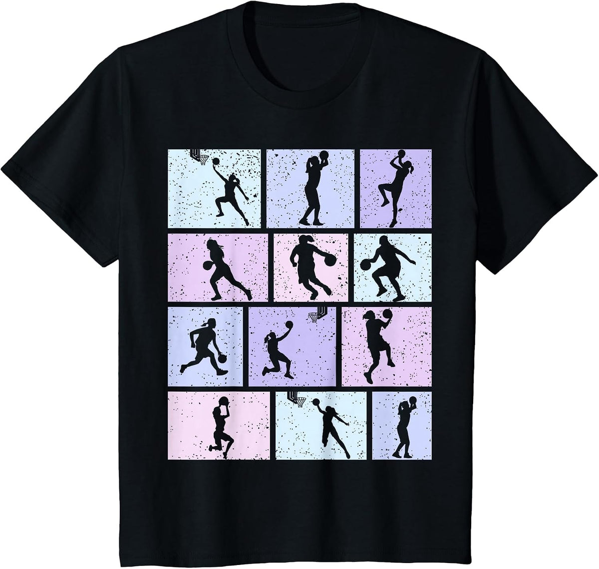 Basketball Girl Basketball Player Women T-Shirt - Black